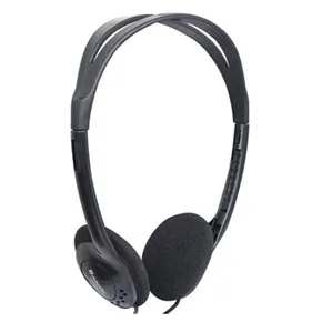Defender Aura 101, fejhallgató, hangerőszabályzó, fekete, nyitott, 3,5 mm-es jack